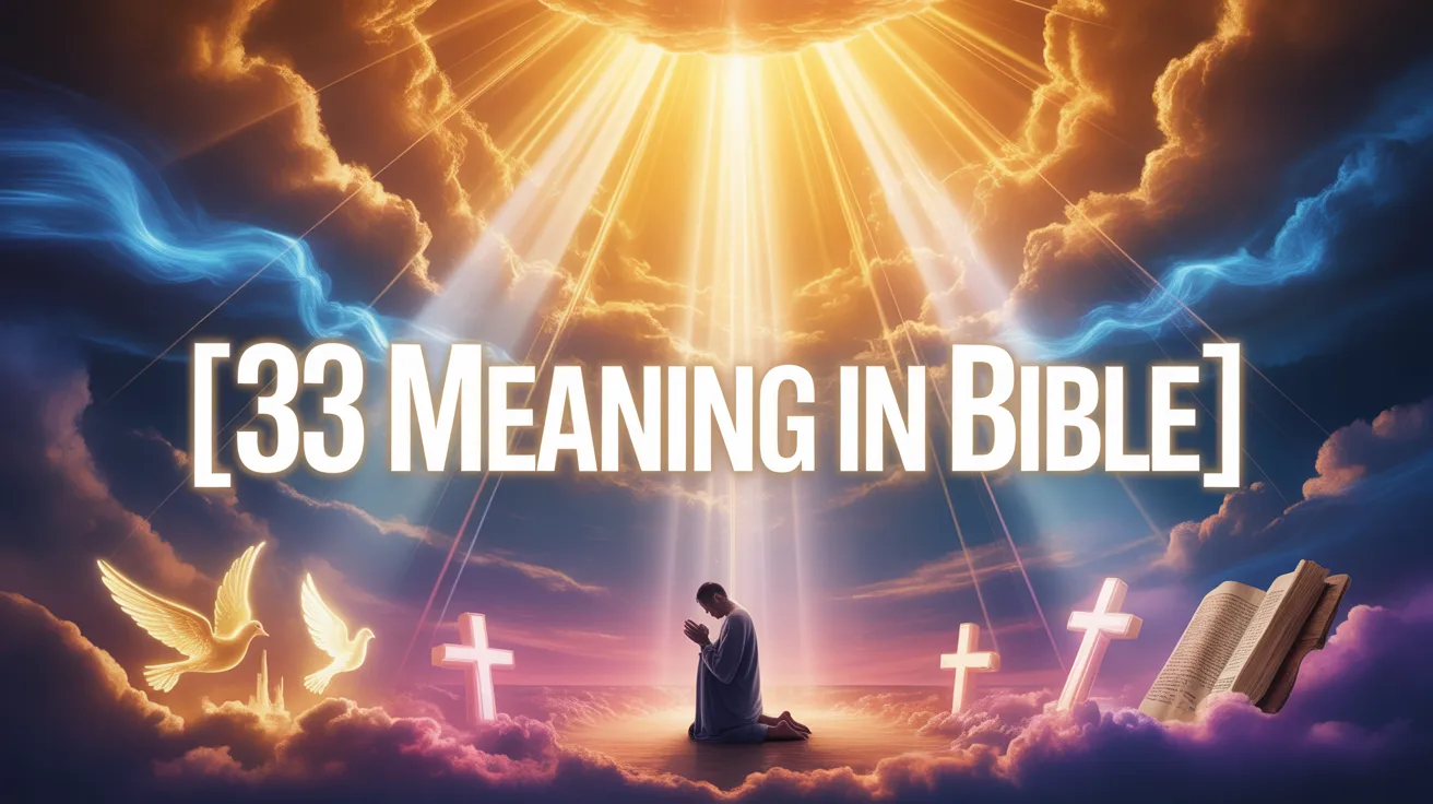33 Meaning in Bible