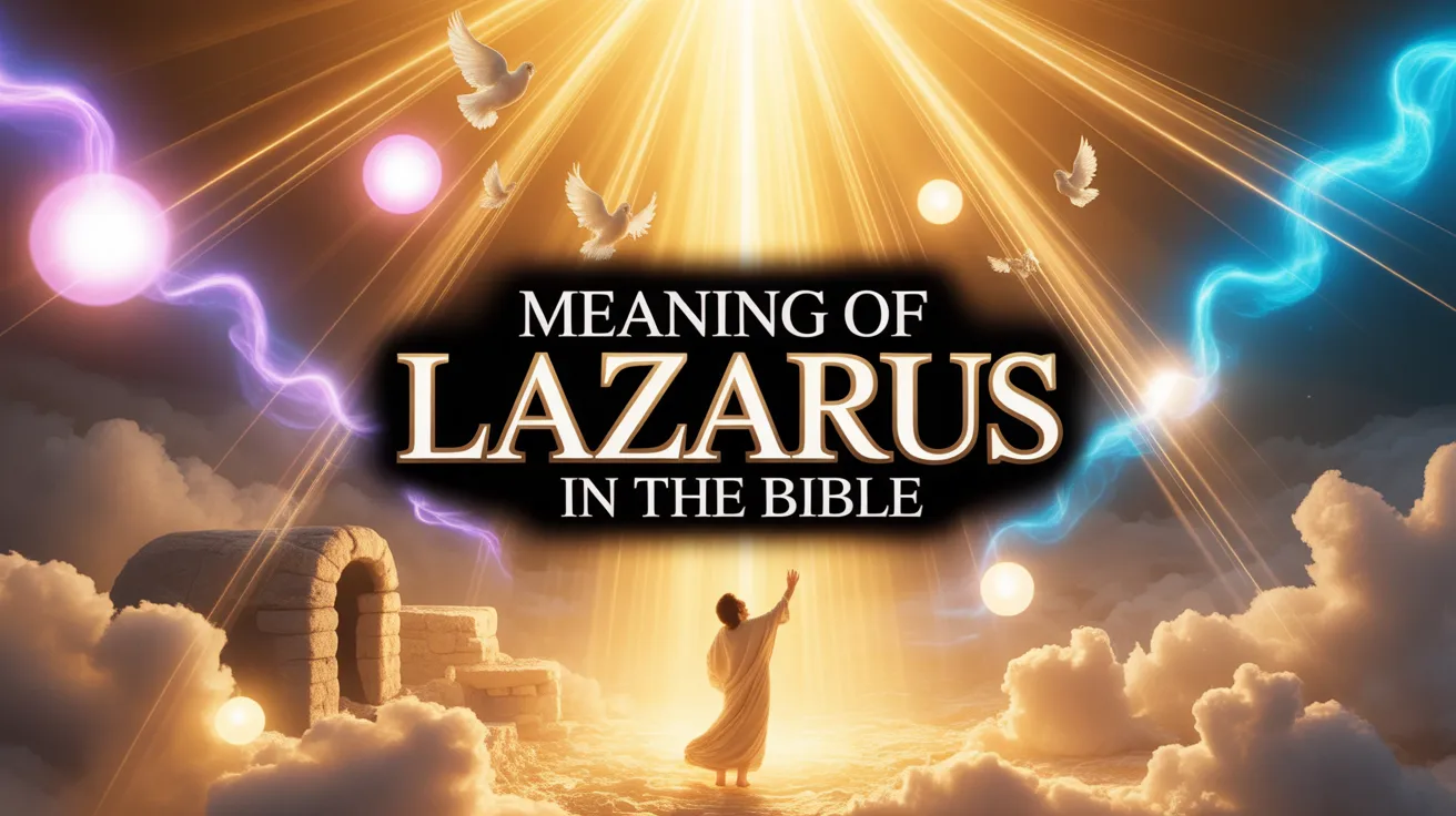 Meaning of Lazarus in the Bible