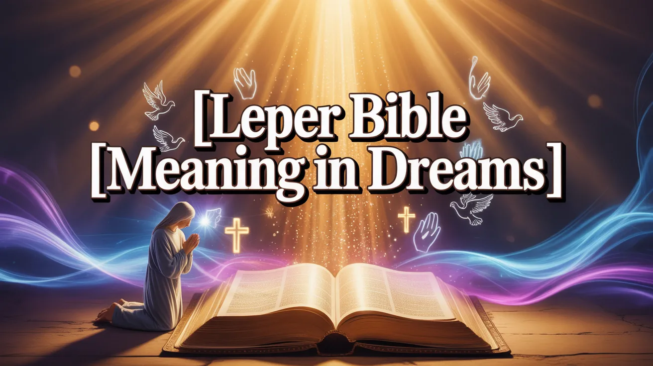 Leper Bible Meaning in Dreams