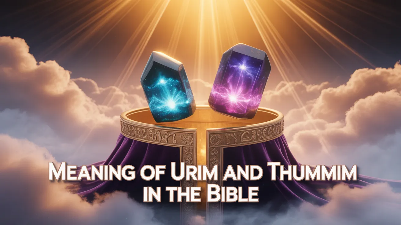 Meaning of Urim and Thummim in the Bible
