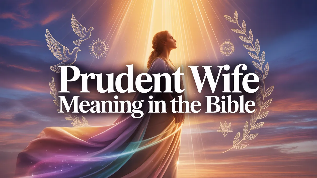 Prudent Wife Meaning in the Bible
