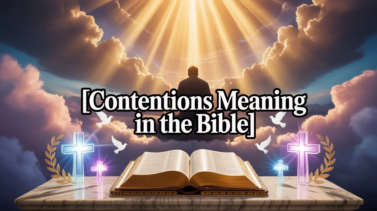 Contentions Meaning in the Bible