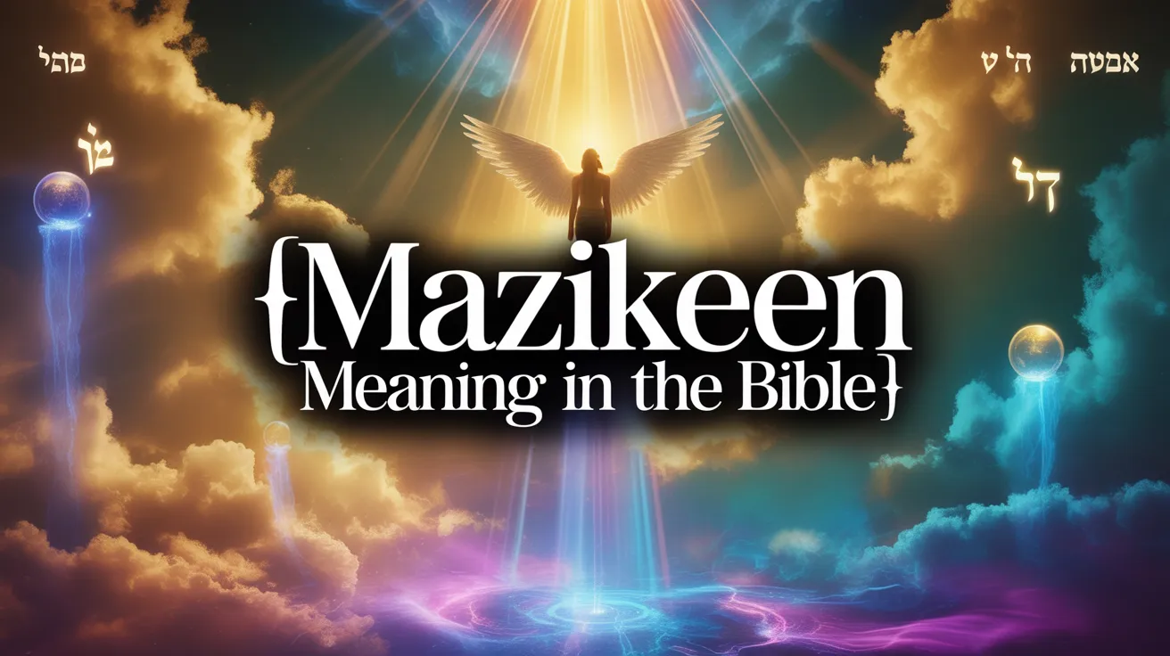 Mazikeen Meaning in the Bible