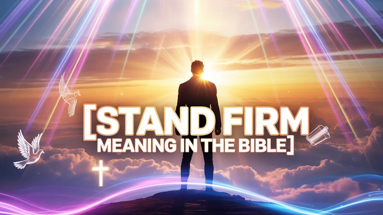Stand Firm Meaning in the Bible