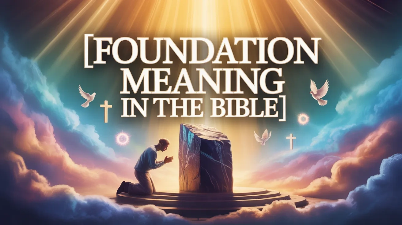 Foundation Meaning in the Bible