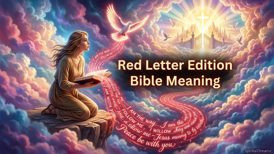 Red Letter Edition Bible Meaning